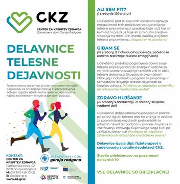 Brezplačni programi za krepitev zdravja in delavnice Centra za krepitev zdravja Zdravstvenega doma Gornja Radgona 6